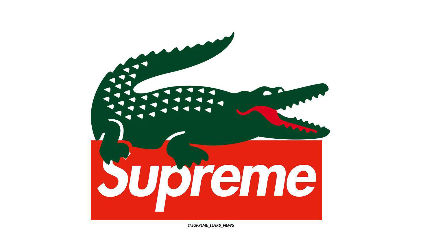Supreme x Lacoste 联名系列或将于下周发售