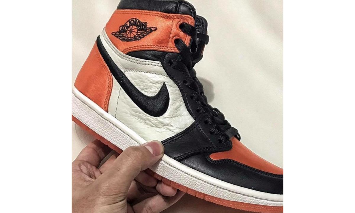 Air Jordan I “扣碎篮板” 的丝绸版本有点特别