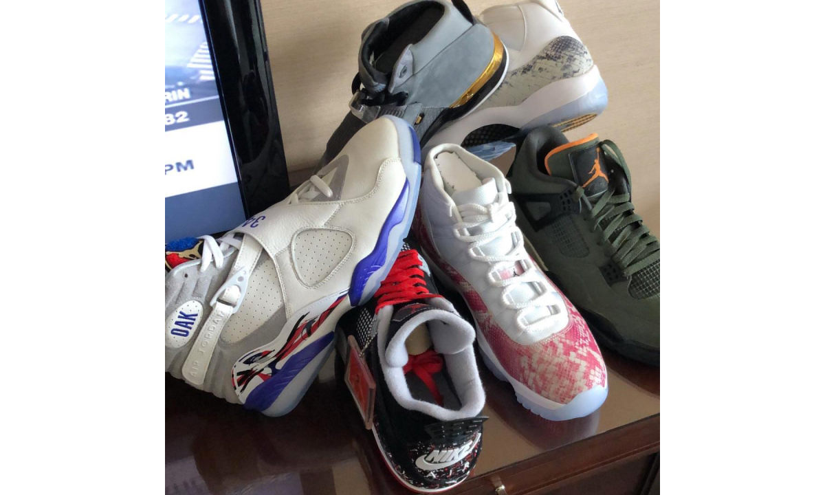 Drake 的 Air Jordan PE 收藏会让你超级嫉妒