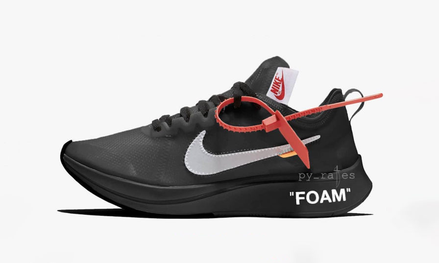 2018 新款黑色 Virgil Abloh x NikeLab Zoom Fly 曝光