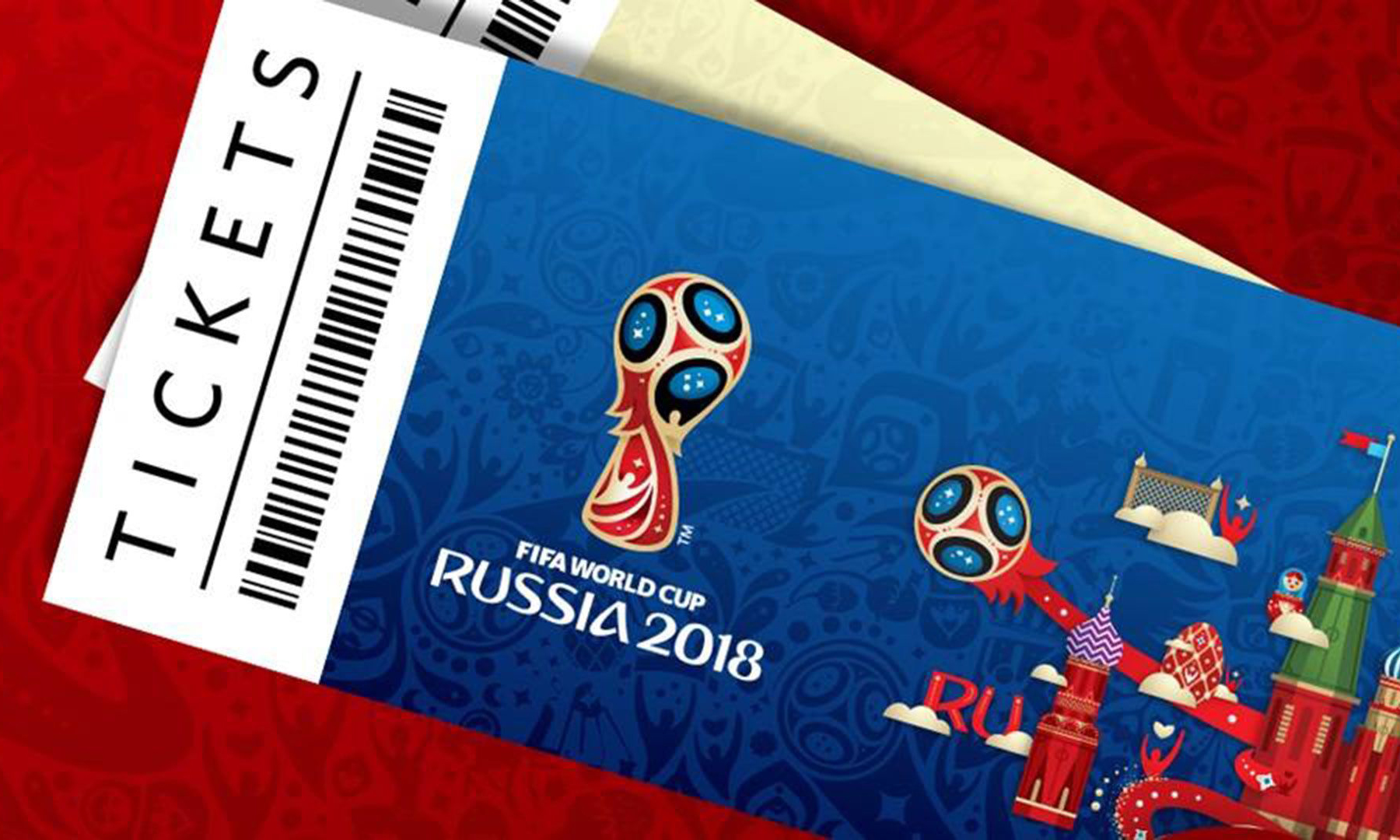 FIFA 公布了 2018 世界杯门票的设计
