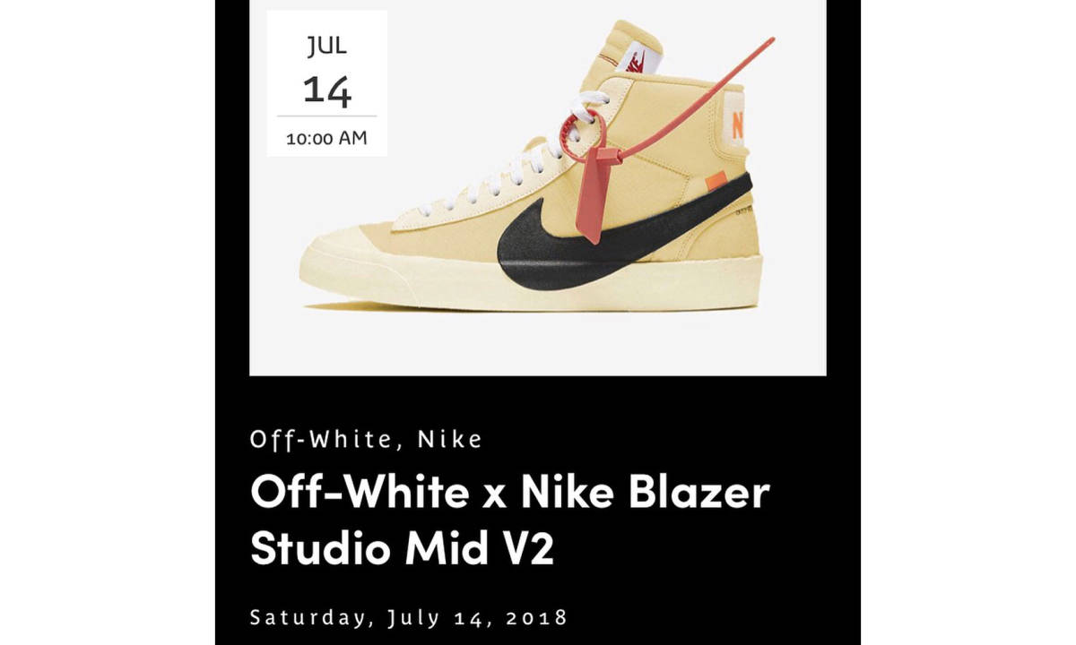 疑似 Virgil Abloh x NikeLab 今年后续联名鞋款发售日期曝光