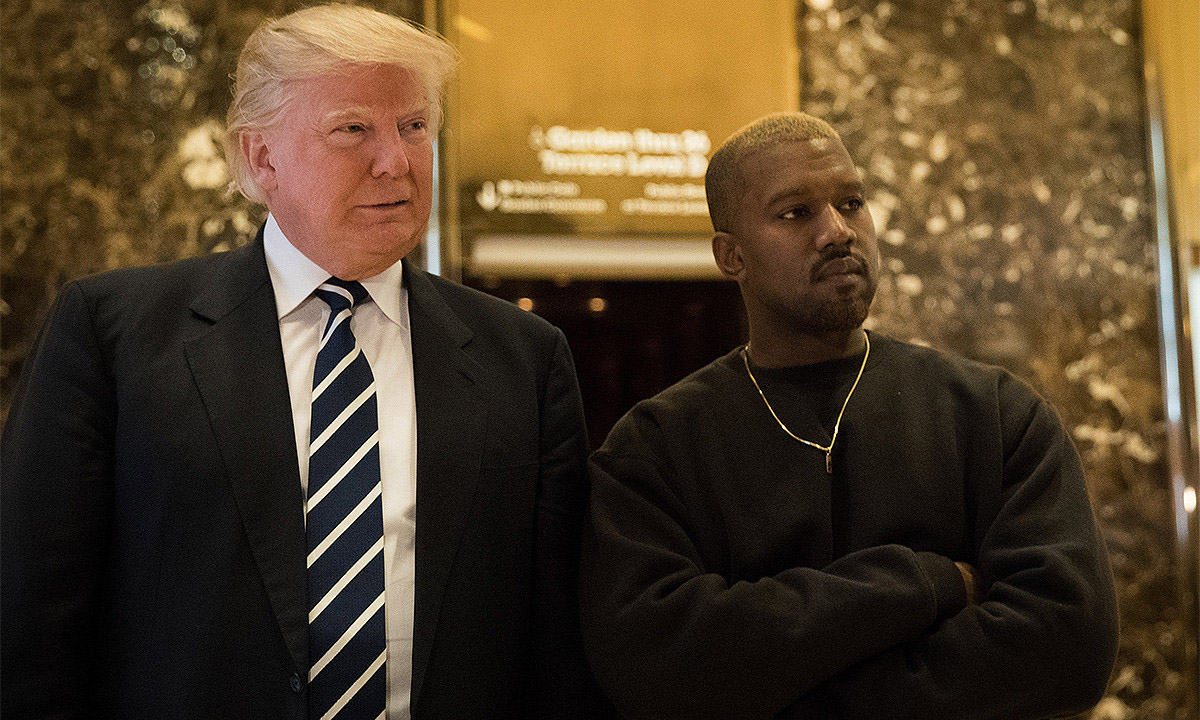 Kanye West 成为川普竞选工具