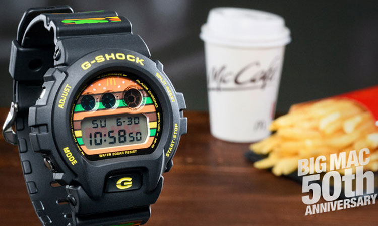 G-SHOCK 和麦当劳推出了一款 “巨无霸”