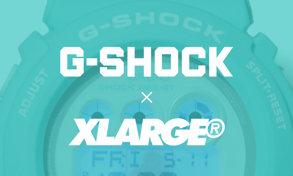 清爽薄荷绿，G-SHOCK 带来 XLARGE® 联乘款 GD-X6900