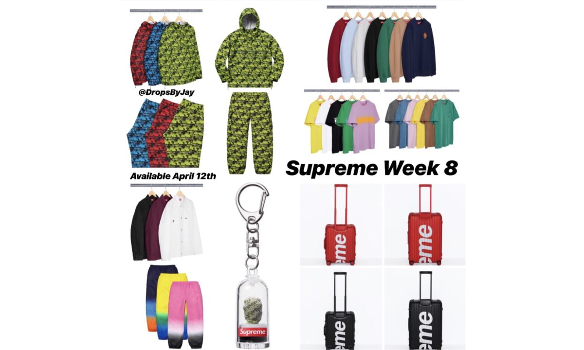 Supreme 本周发什么：18 春夏第 8 周