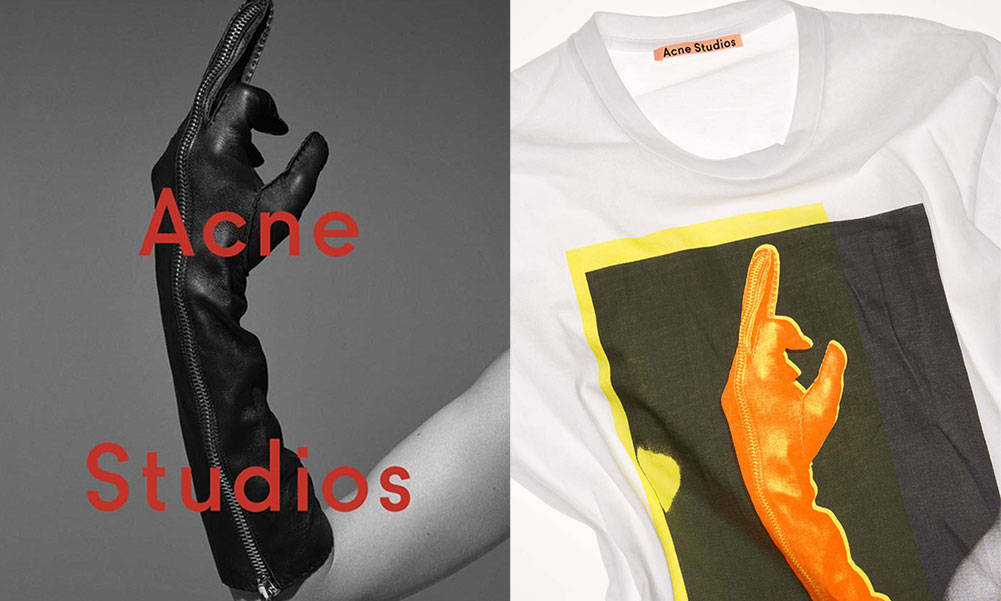 Acne Studios 推出复古图案 T-Shirt ，印花来自 14 年秋冬的宣传图