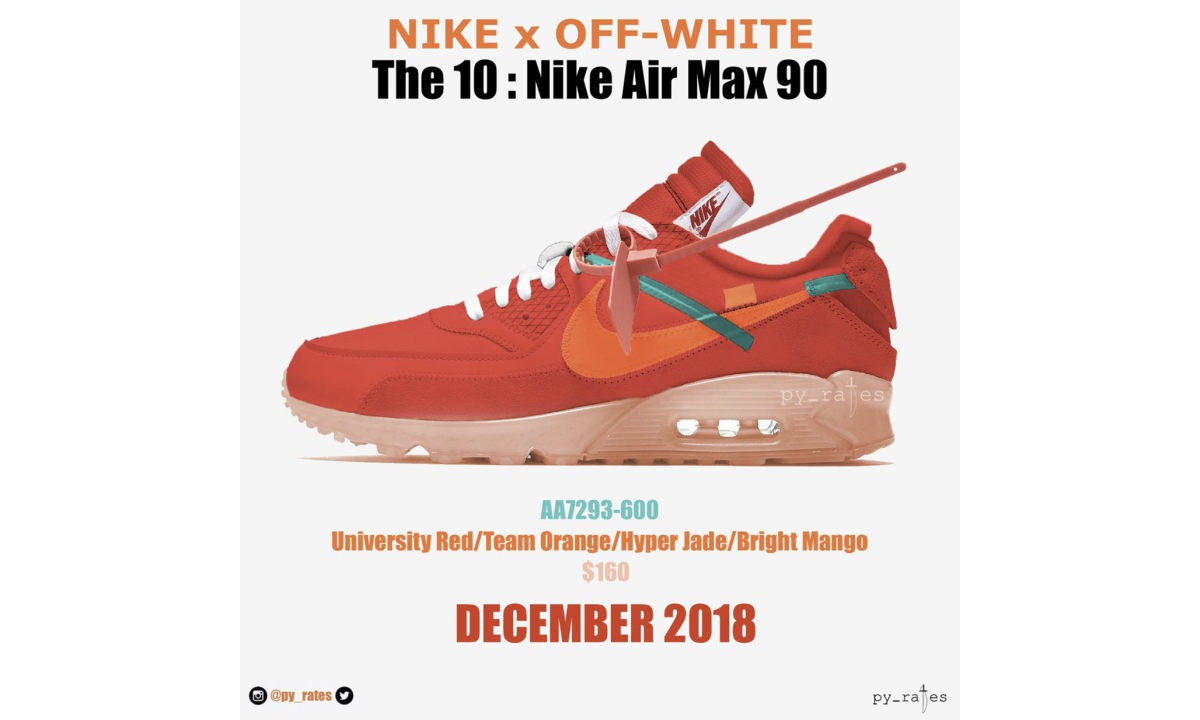 Virgil Abloh x NikeLab Air Max 90 将迎来新配色