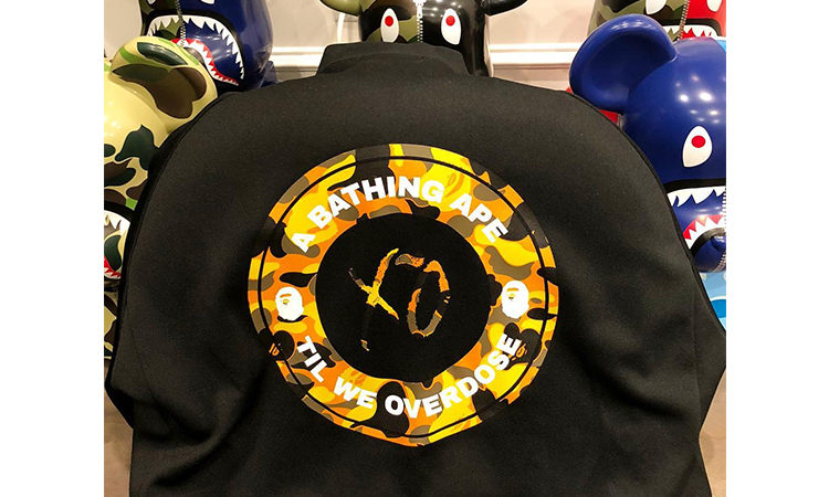 The Weeknd 曝光 XO x A BATHING APE® 联乘企划