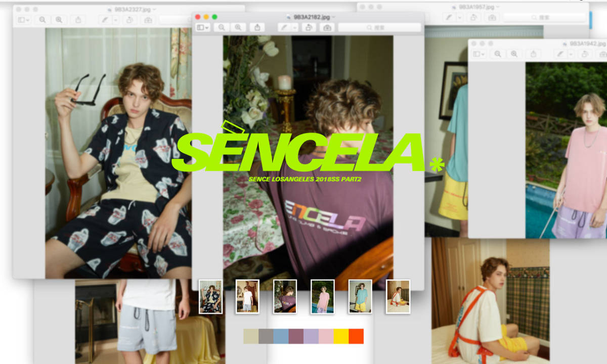 SENCE LA 2018 春夏系列 Lookbook Part.2 部分释出
