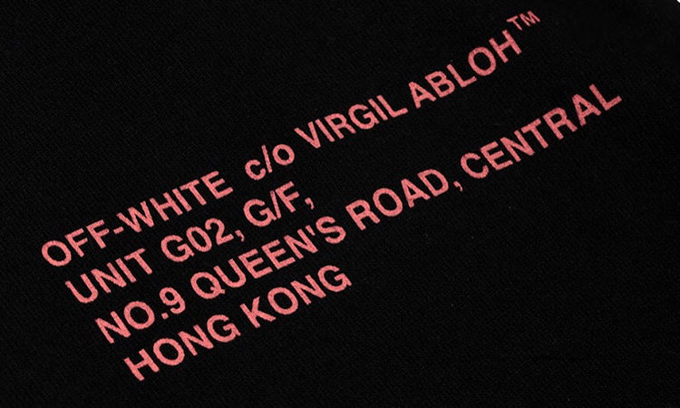 Off-White™ 为香港第三间分店打造开业限定 T恤
