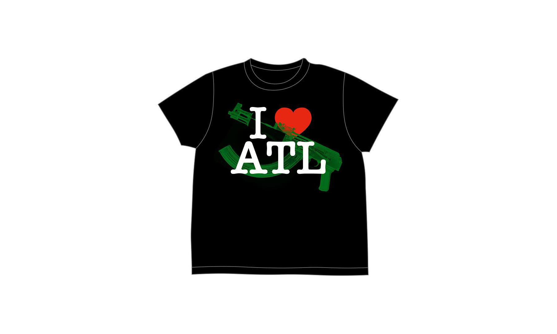 这件亚特兰大旅游文化衫居然是 VLONE 的最新设计
