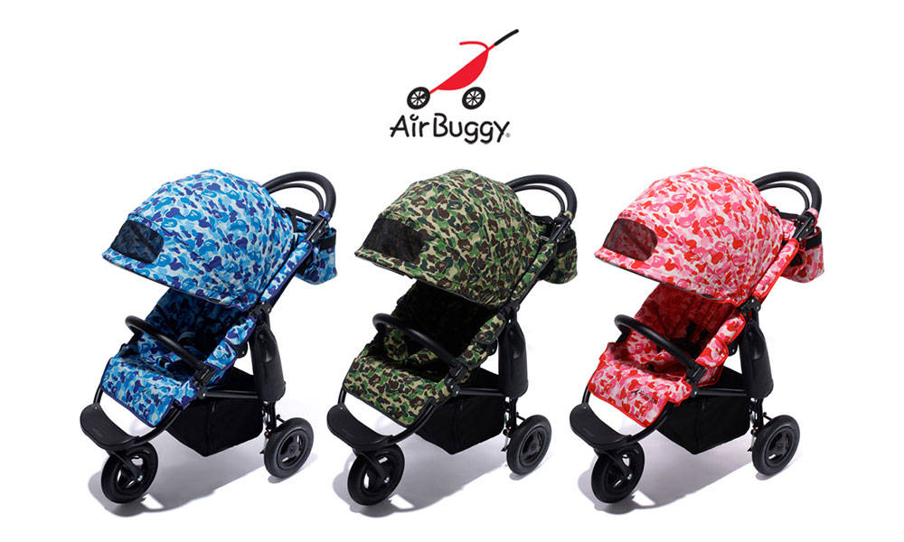 A BATHIG APE® x AIRBUGGY 打造联乘款婴儿车
