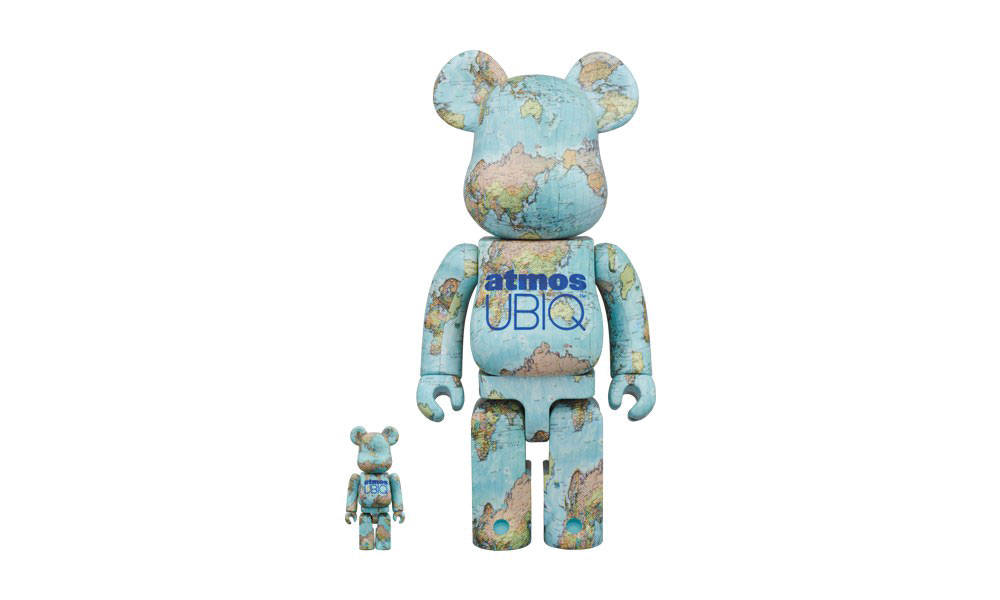 MEDICOM TOY x atmos x UBIQ 打造联乘款 BE@RBRICK 玩偶