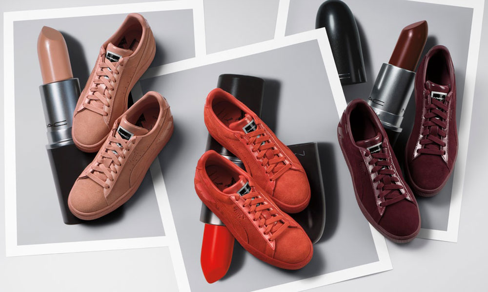 PUMA x M.A.C. 系列发售，鞋子和口红居然是同一色号！