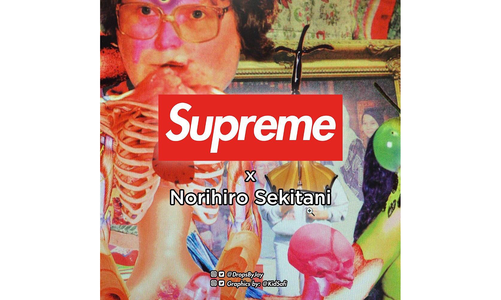 Supreme 下一个联乘对象公布：日本艺术家 Norihiro Sekitani