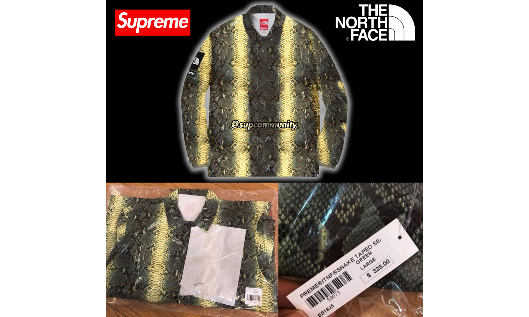 Supreme x THE NORTH FACE 联名系列 Part.2 首件单品曝光