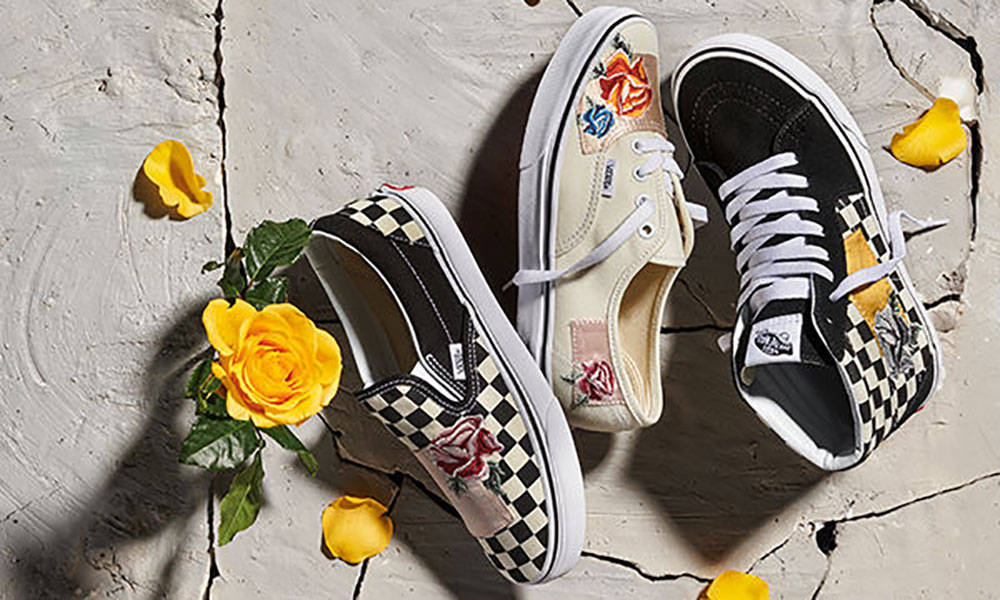 Vans 发布 Satin Patchwork 系列，尽显花卉刺绣之美