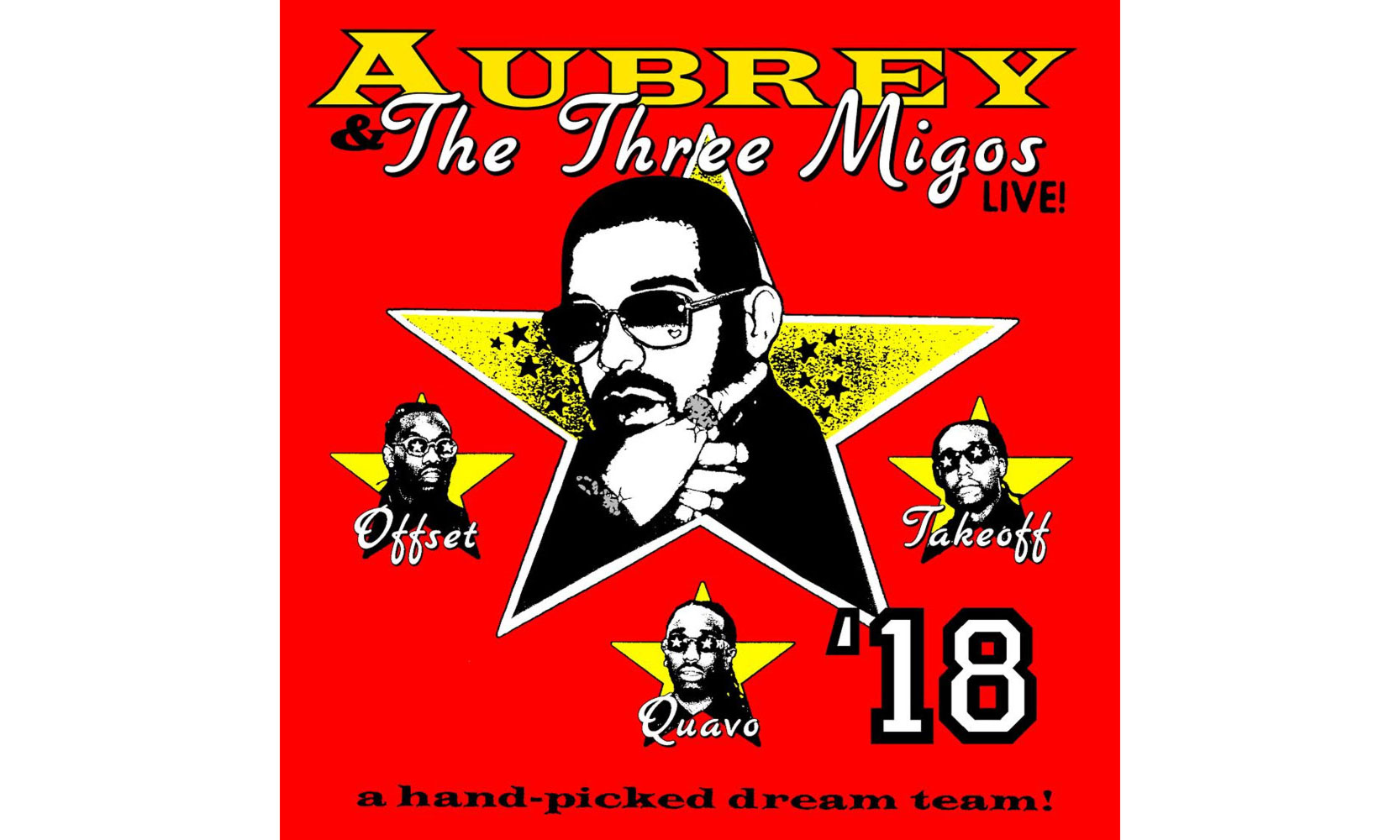 Drake 即将携手 Migos 展开《Aubrey and the Three Amigos》北美巡演