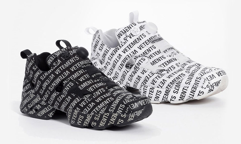 抢先预览 VETEMENTS x Reebok Insta Pump Fury “Monogram” 联名系列