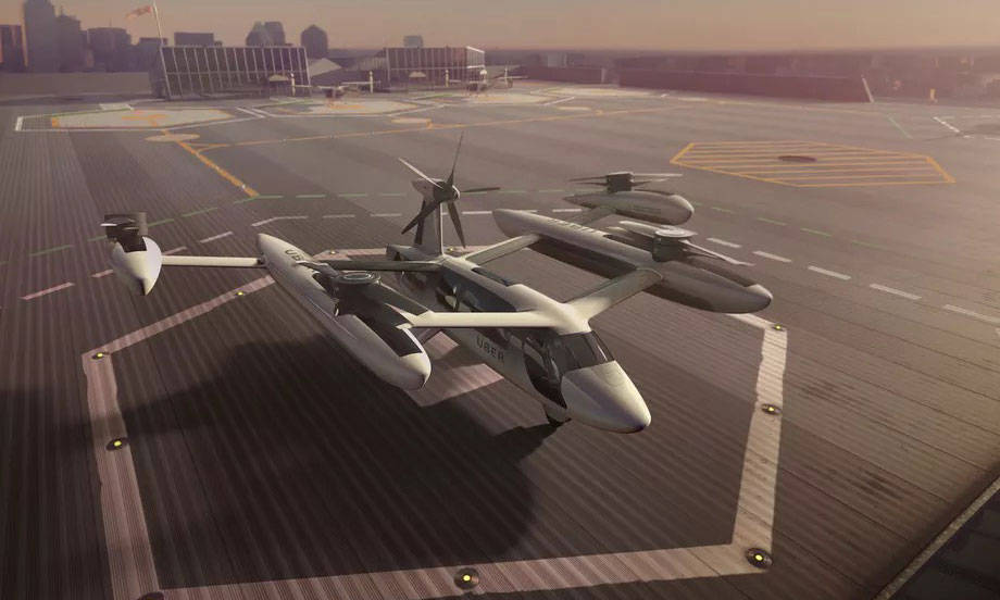 Uber 展示空中的士设计图，预计将在 2023 年投入使用