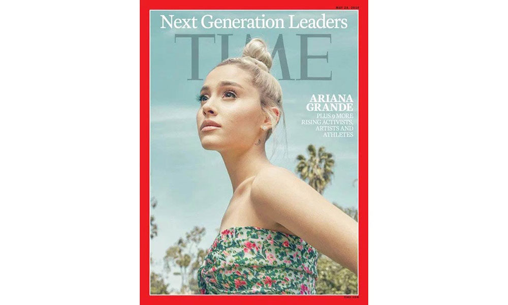 Ariana Grande 登上《TIME》杂志封面