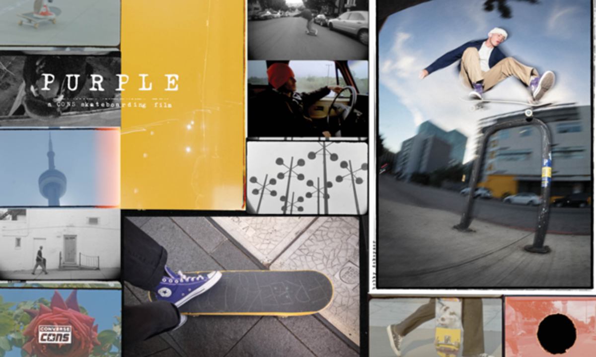 CONVERSE 为其新电影发布紫色套装