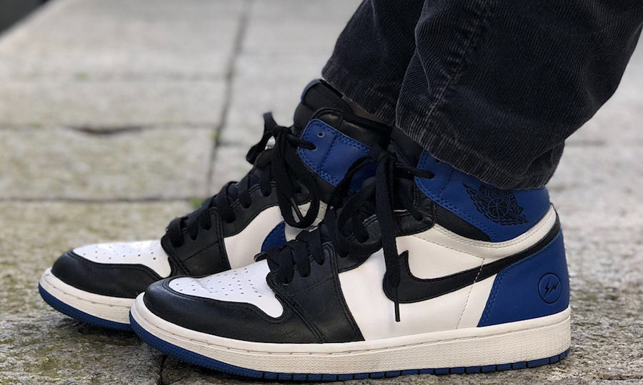 藤原浩上脚 fragment design x Air Jordan I 唯一 Sample 版本