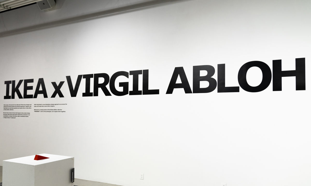 Virgil Abloh x IKEA 通过网络直播向大家展示此次联名合作单品