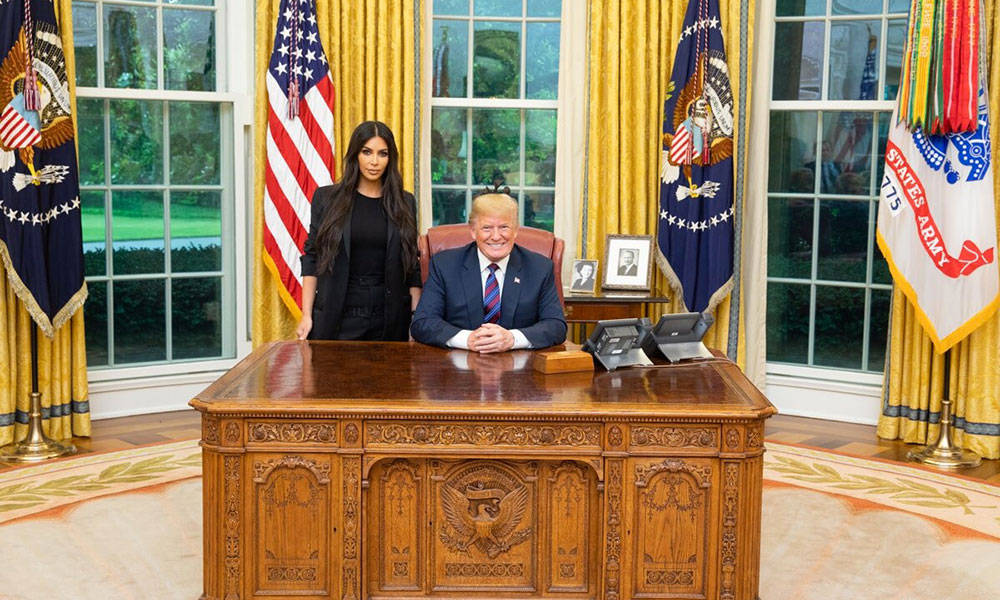 Kim Kardashian 和 Donald Trump 正式会晤？