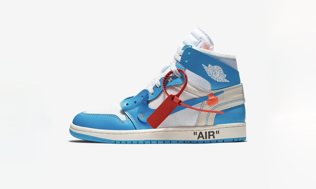Virgil Abloh x Air Jordan I “UNC” 配色官图释出，最早月底开启发售？