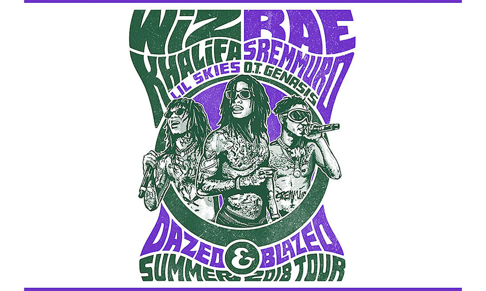 Wiz Khalifa 和 Rae Sremmurd 即将开启 “Dazed & Blazed” 夏季巡演