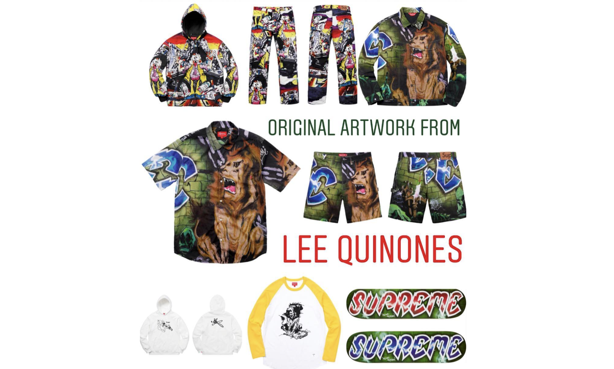 Supreme x Lee Quinones 联名系列将在本周发售