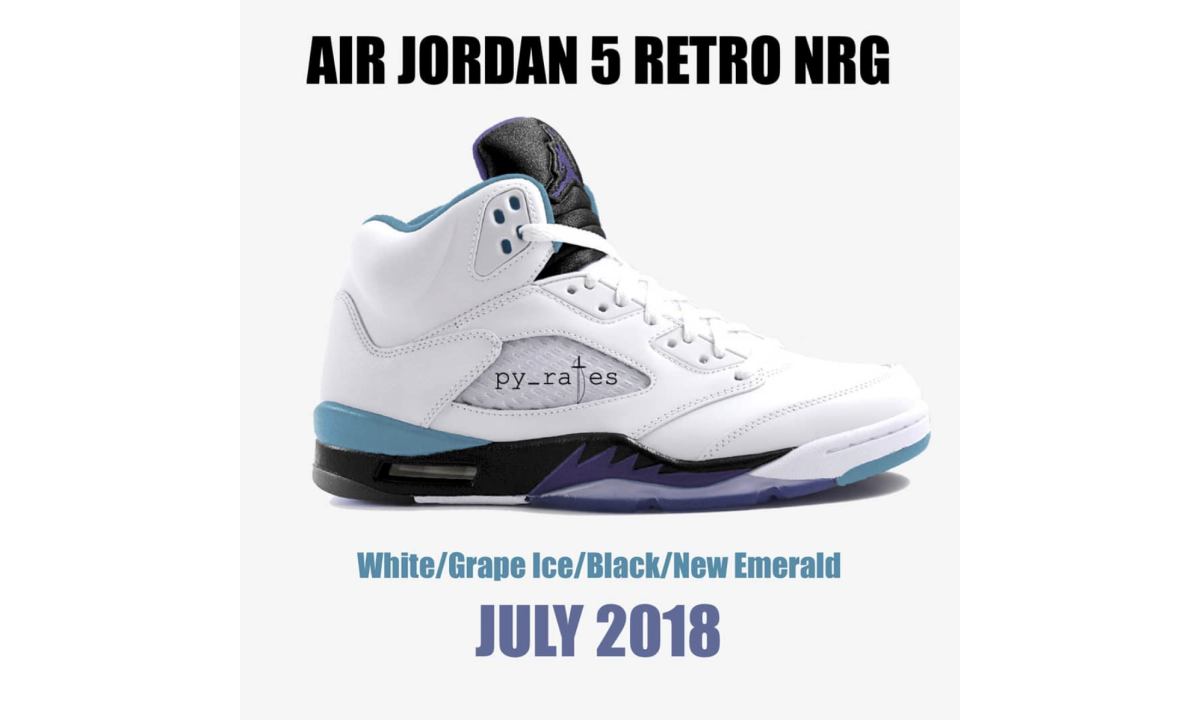 “紫葡萄 2.0”？Air Jordan V 新配色曝光