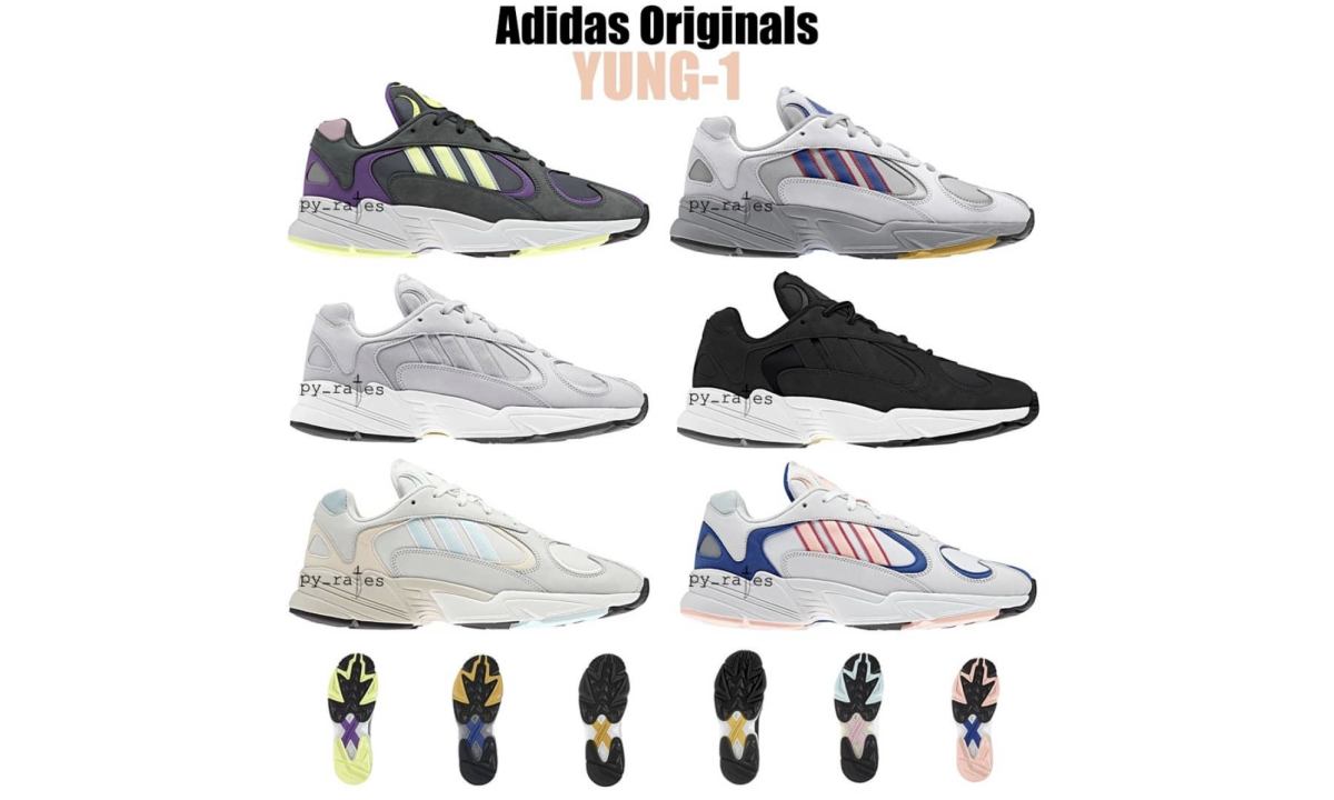 adidas Originals YUNG-1 还有这么多配色将要推出？