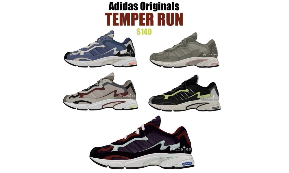 新 Dad Shoes 选择，adidas Originals 将在今年为 Temper Run 推出 6 款新配色