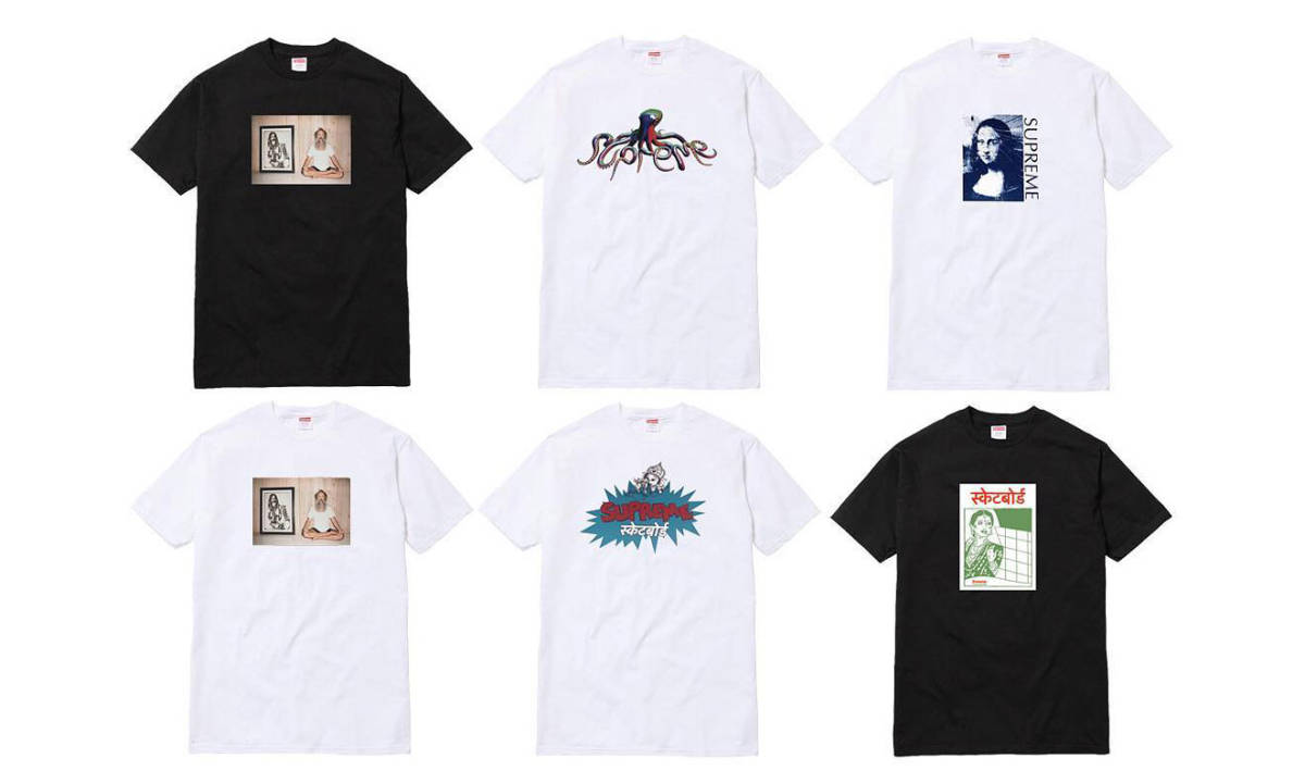 俗称 “隐藏款” 的 18 春夏 Supreme T恤都在这了