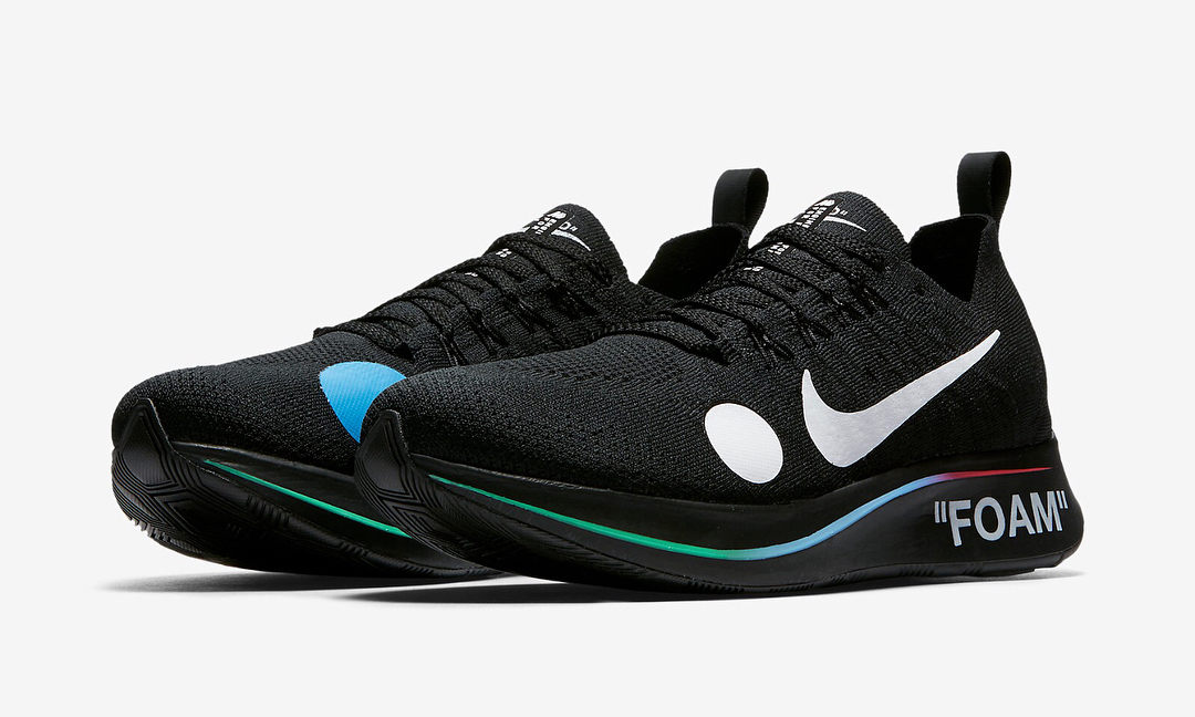 欣赏下 Off-White™ x Nike Zoom Fly Mercurial Flyknit 的官方照
