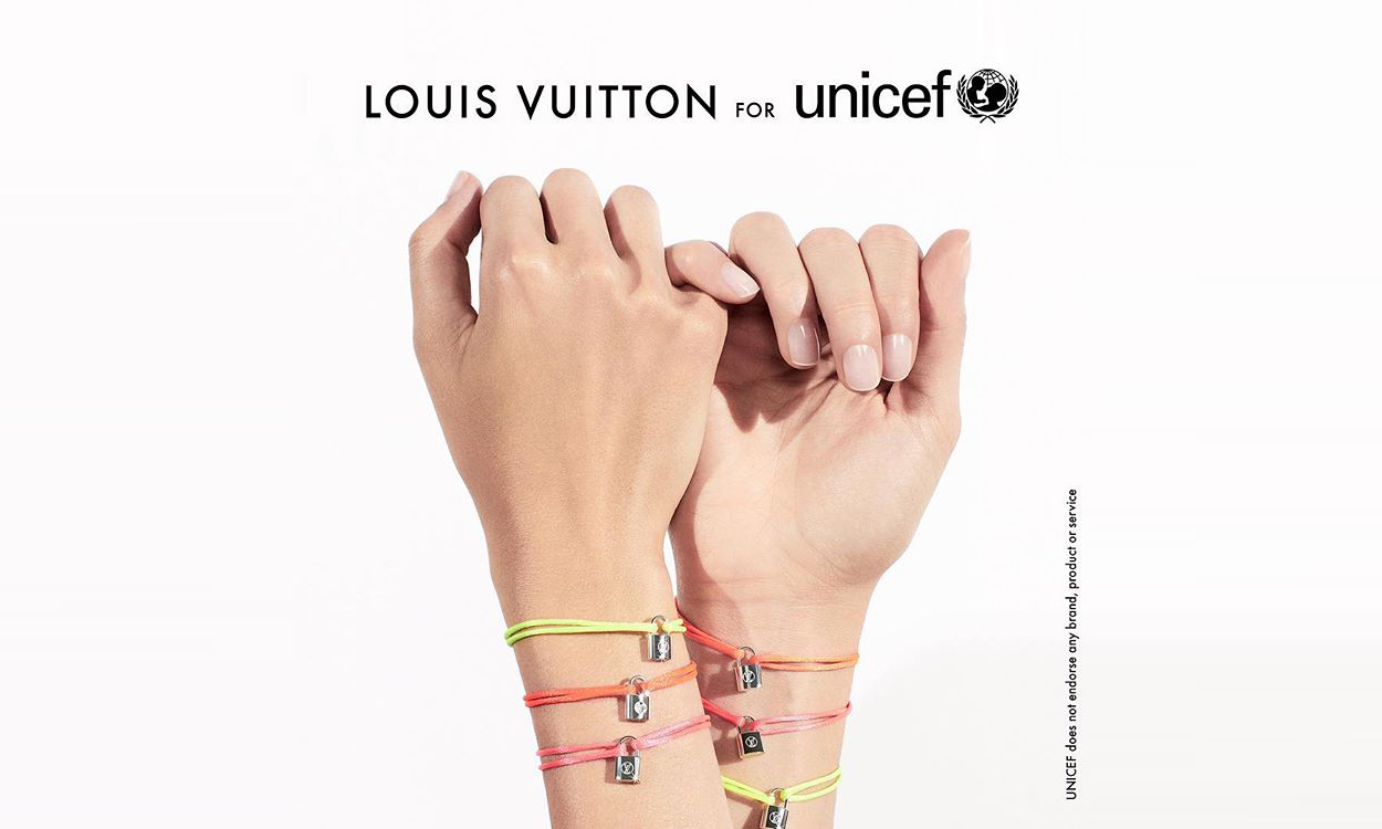 以慈善之名，Louis Vuitton 携手联合国儿童基金会推出限定手链