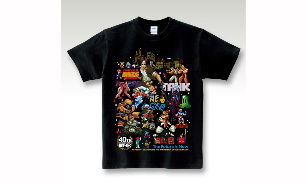 日本游戏公司 SNK 发布 40 周年纪念 T 恤系列