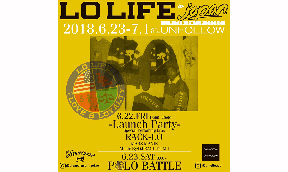 Lo-Life 创始人之一 Rack-Lo 于日本举行期间限定店