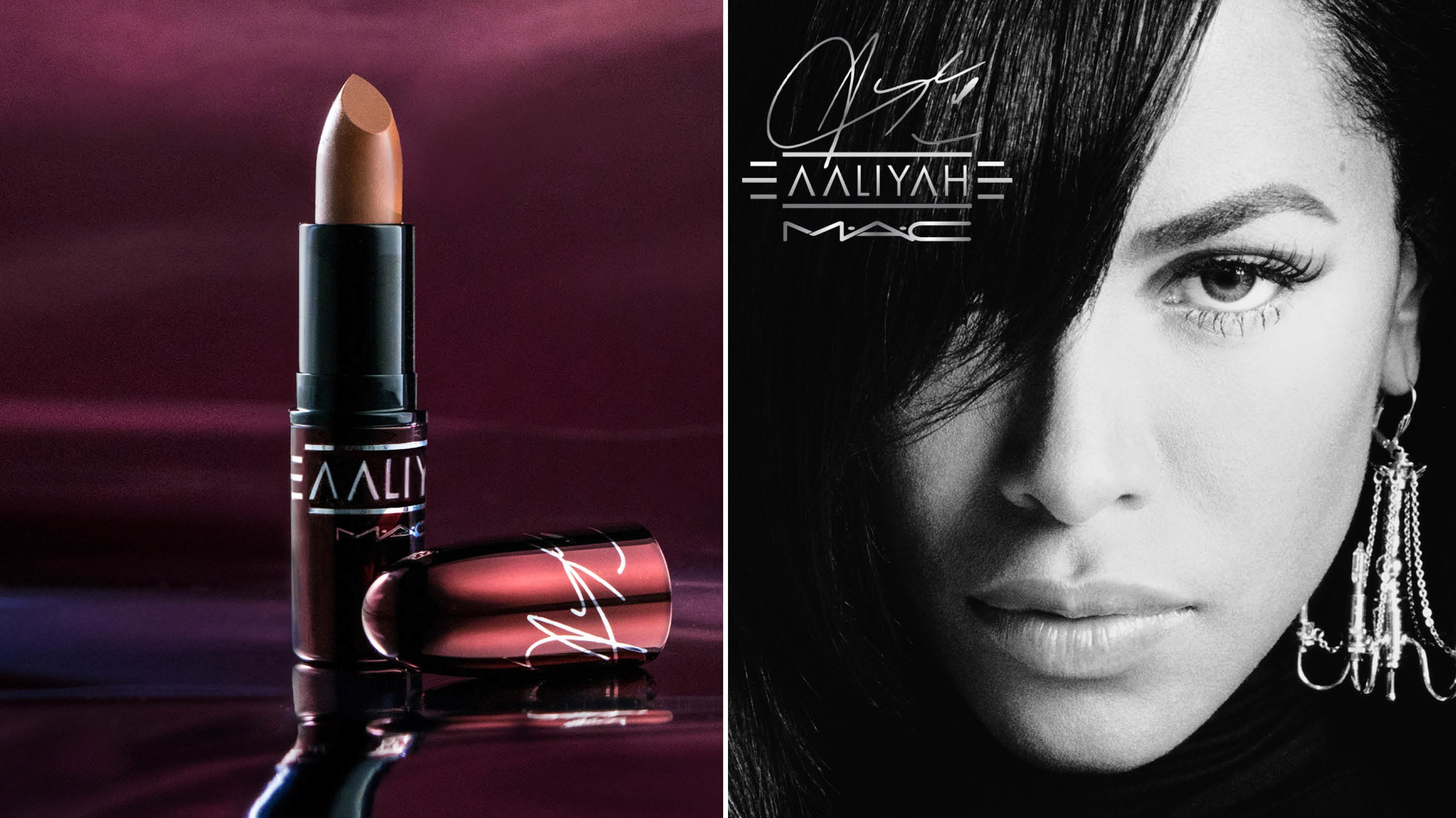 Aaliyah x MAC 联乘美妆系列单品一览