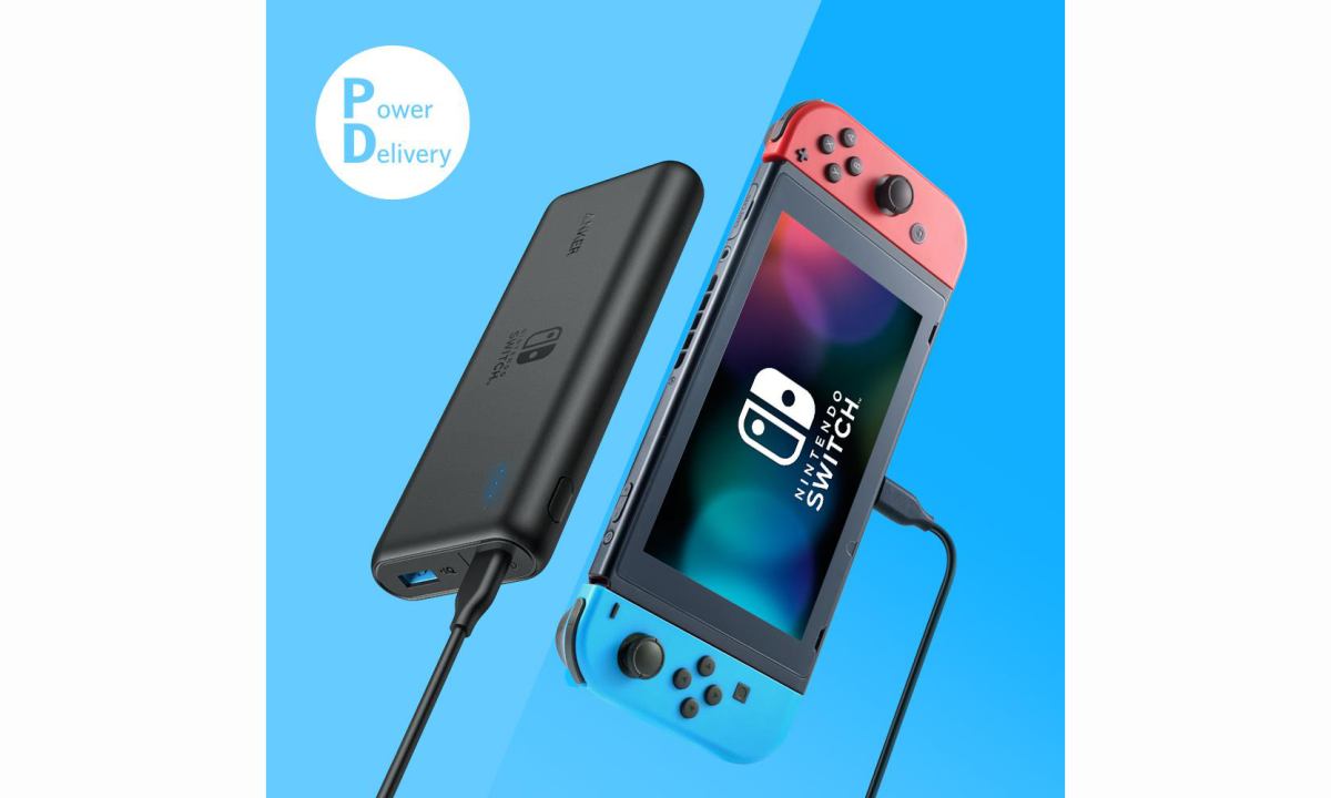大幅提高续航时间！Anker 推出了官方认证的 Switch 专用移动充电设备