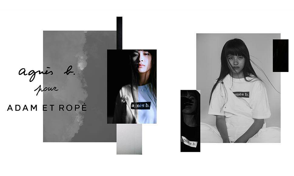 ADAM ET ROPÉ x agnès b 合作别注 T 恤登场