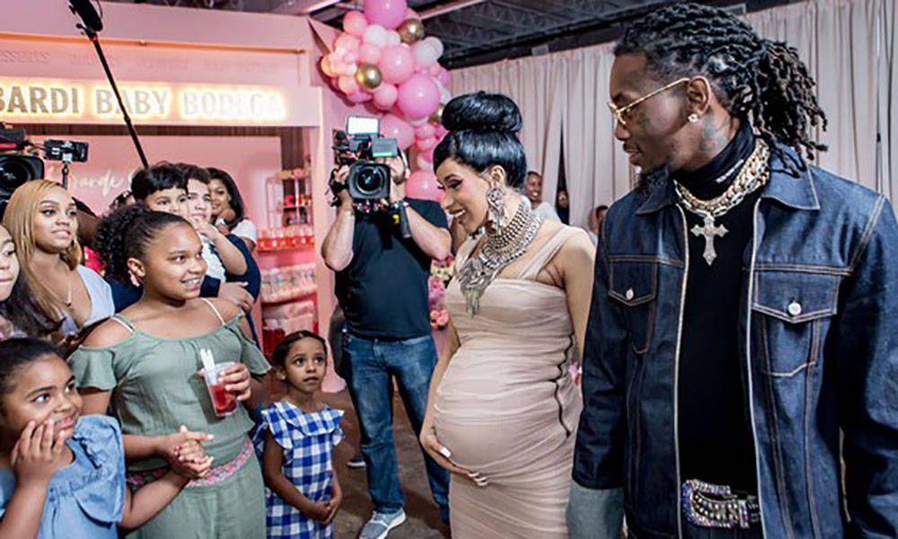 Cardi B 和 Offset 为即将出世的女儿打造了一场梦幻的 Baby Shower