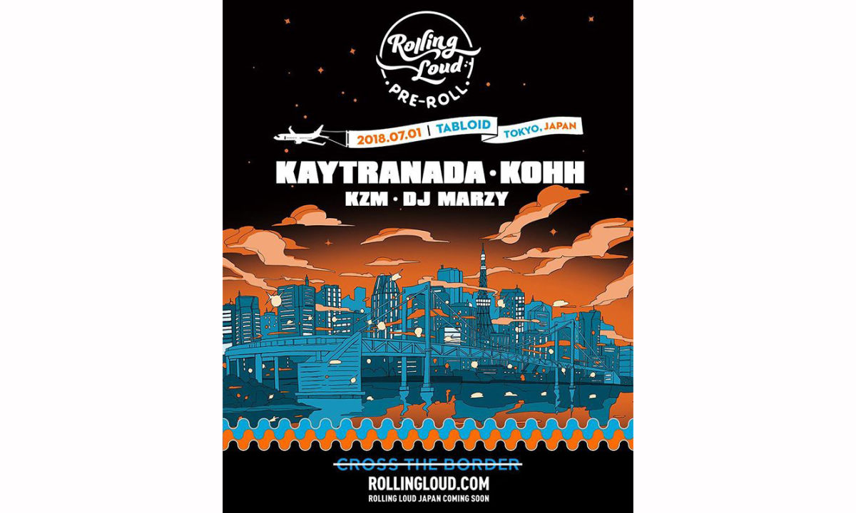 2018 Rolling Loud 音乐节日本站公布第一批演出名单