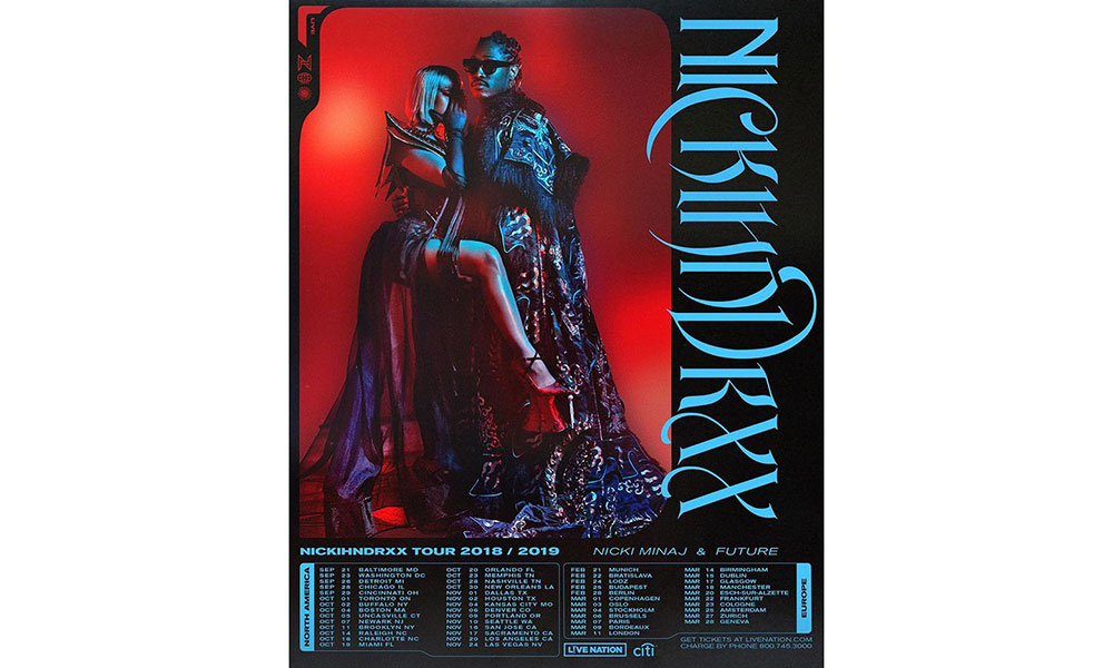 Nicki Minaj 与 Future 将联手展开 NICKIHNDRXX Tour