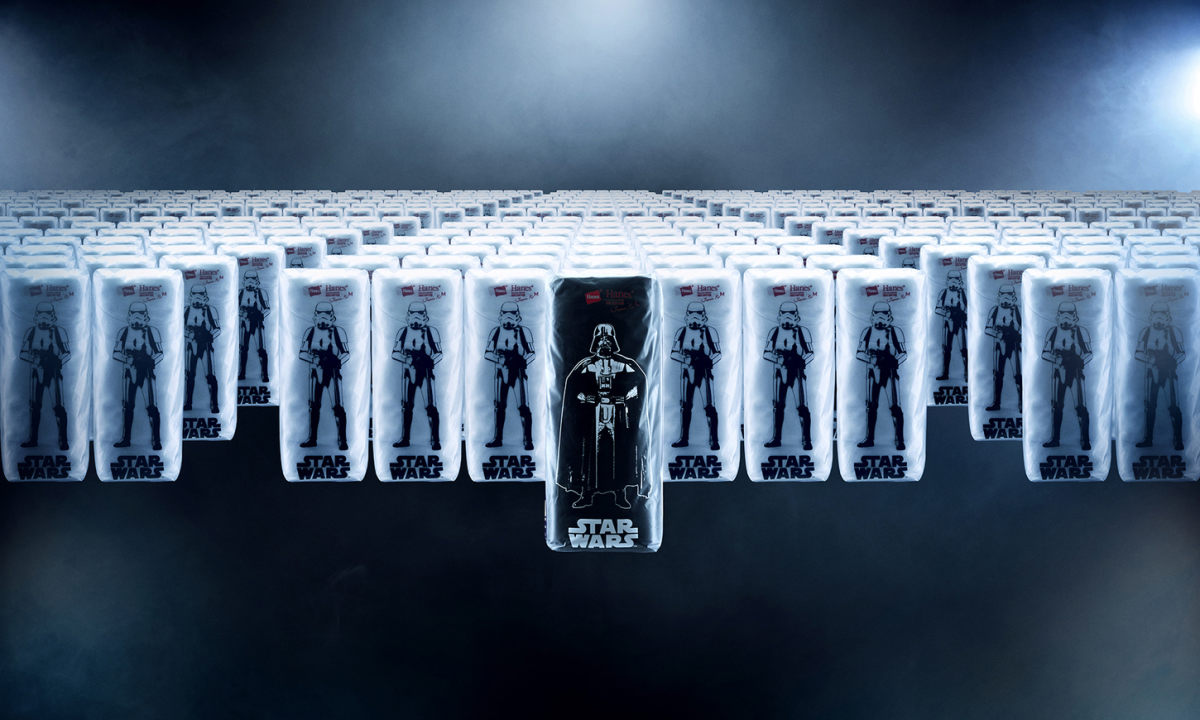 星战粉丝必入！Hanes x 《STAR WARS》联名打底衫即将发售