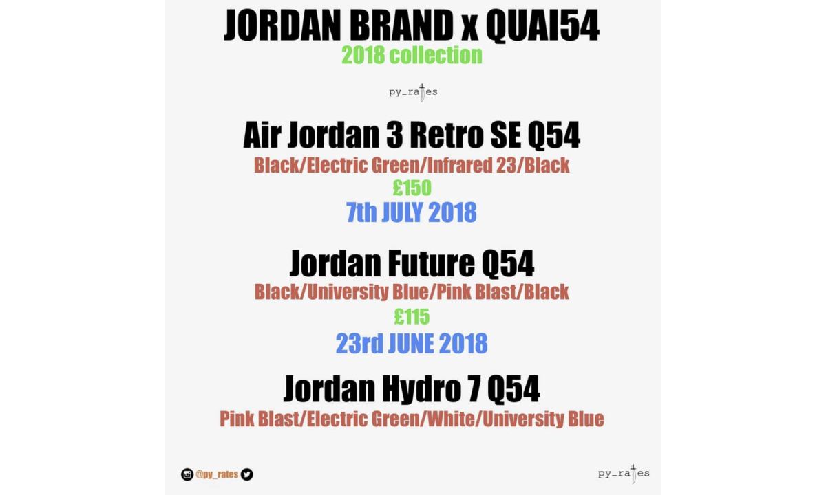 特别版 AJIII,Quai 54 x Jordan Brand 联名即将在本月末登场