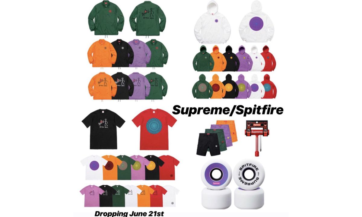 Supreme x Spitfire 联名系列更多未曝光单品将在本周发售
